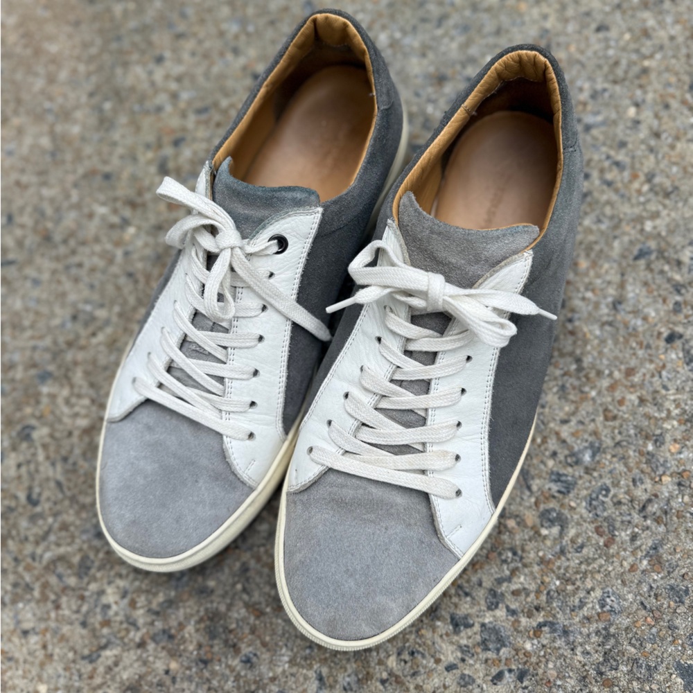 Suitsupply Men's Gray and White Casual Sneakers - Size 44 - Picture 8 of 16
